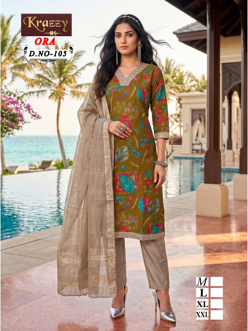 Ora Krazzy Kanha Vatican Readymade Pant Style Suits Manufacturer