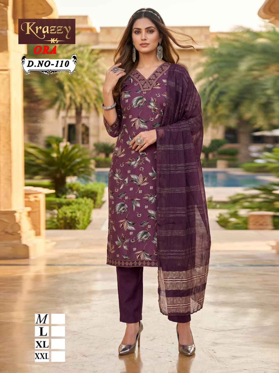 Ora Krazzy Kanha Vatican Readymade Pant Style Suits Manufacturer
