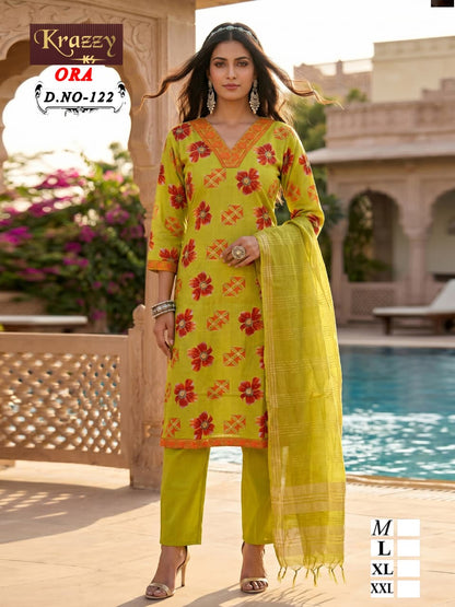 Ora Krazzy Kanha Vatican Readymade Pant Style Suits Manufacturer