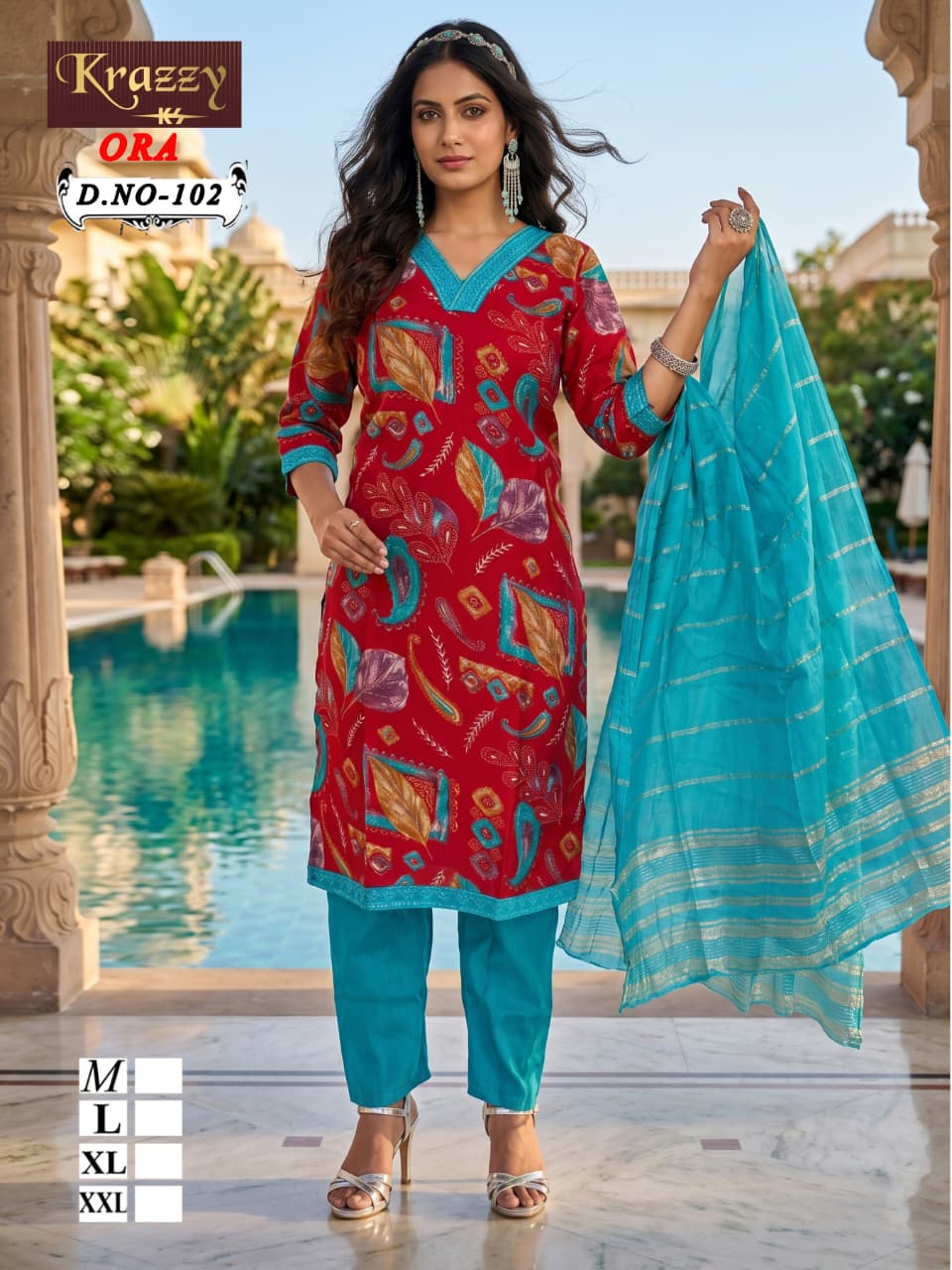 Ora Krazzy Kanha Vatican Readymade Pant Style Suits Manufacturer