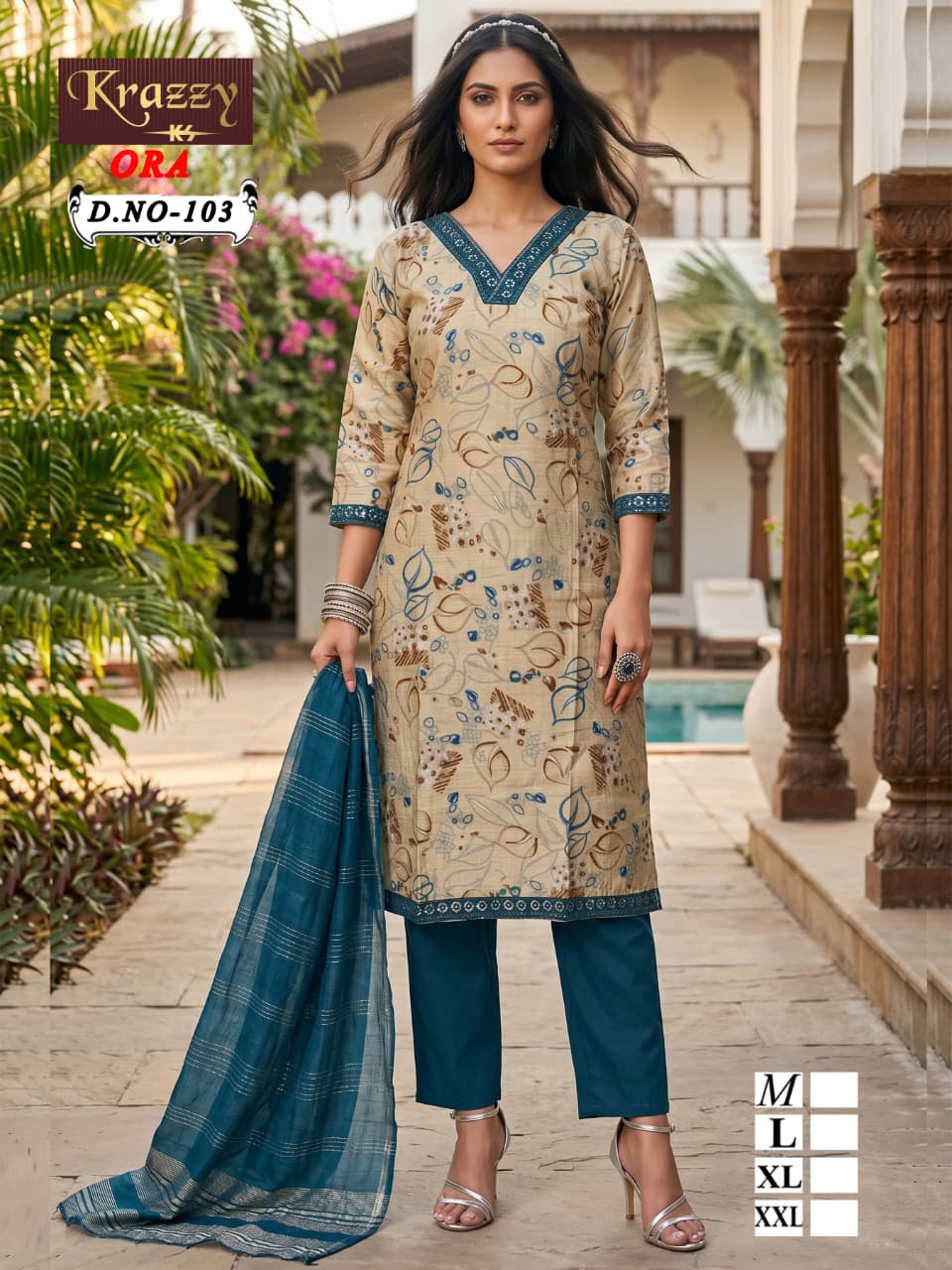 Ora Krazzy Kanha Vatican Readymade Pant Style Suits Manufacturer