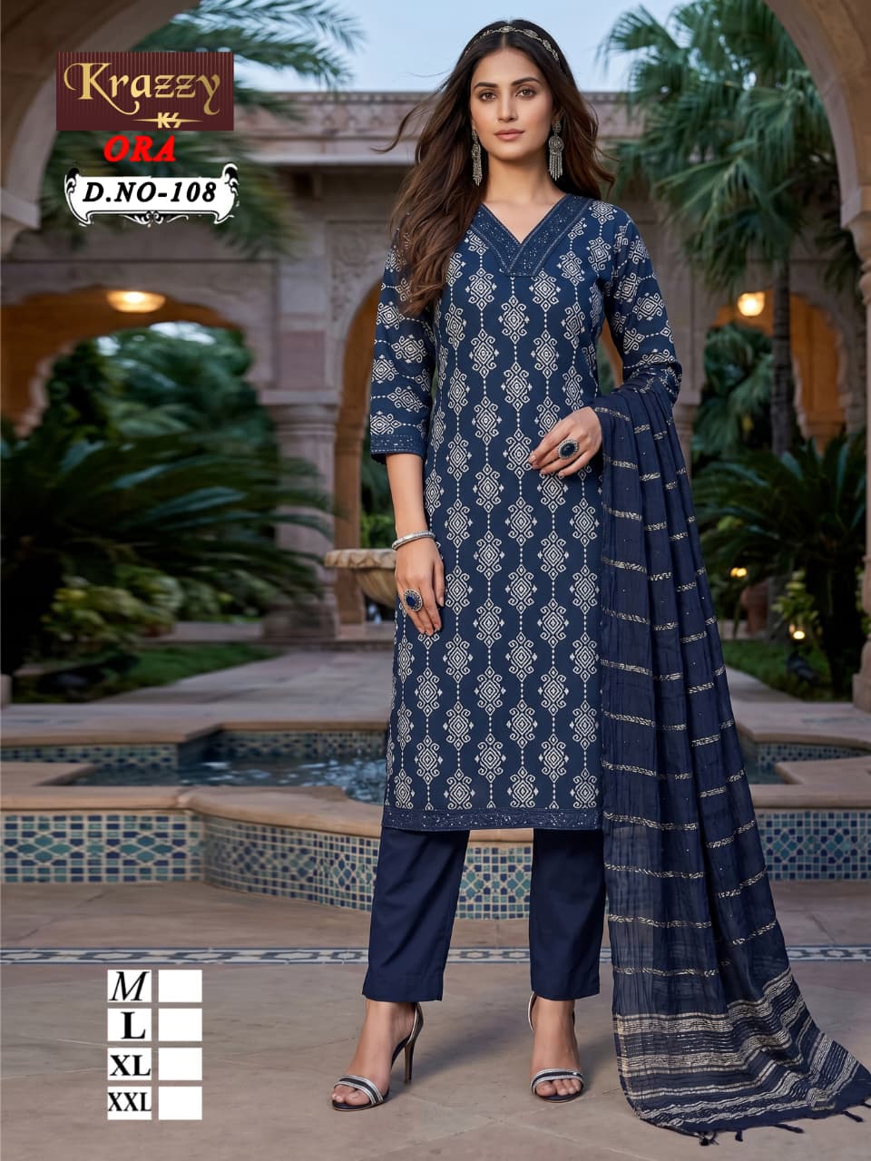 Ora Krazzy Kanha Vatican Readymade Pant Style Suits Manufacturer