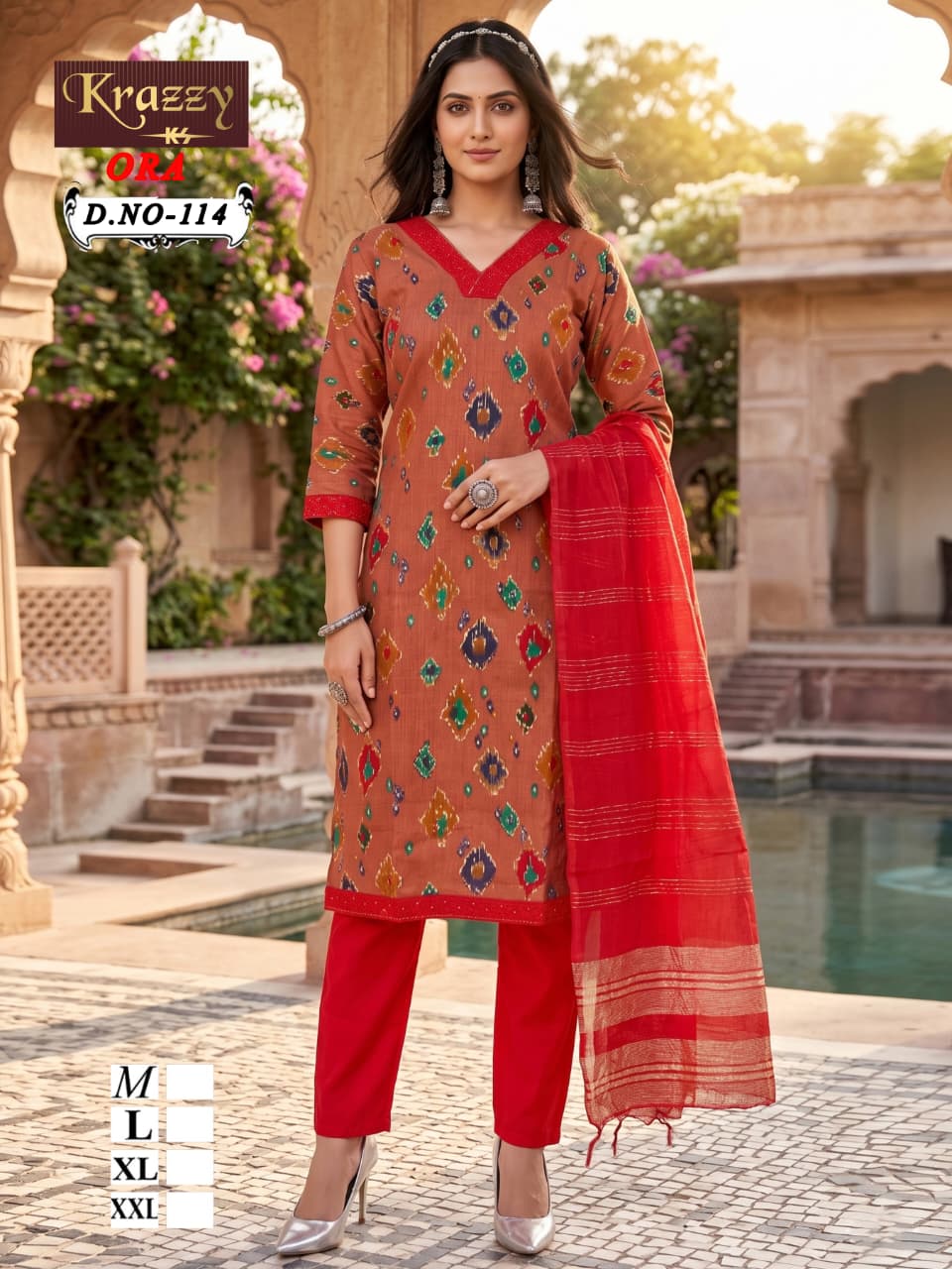 Ora Krazzy Kanha Vatican Readymade Pant Style Suits Manufacturer