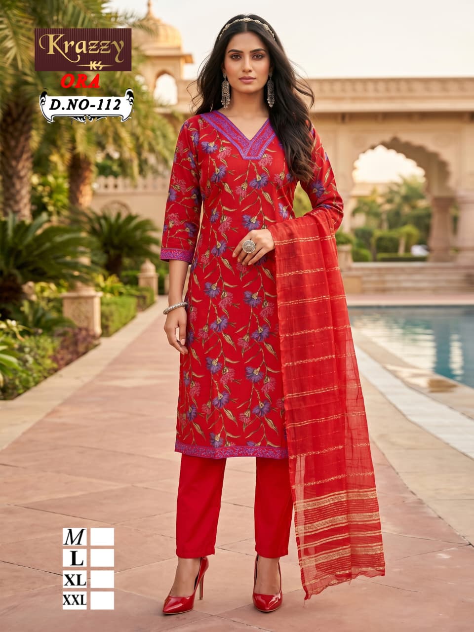 Ora Krazzy Kanha Vatican Readymade Pant Style Suits Manufacturer