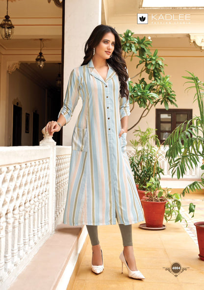Oraa Kadlee Heavy Rayon Kurti With Pocket Wholesale Price