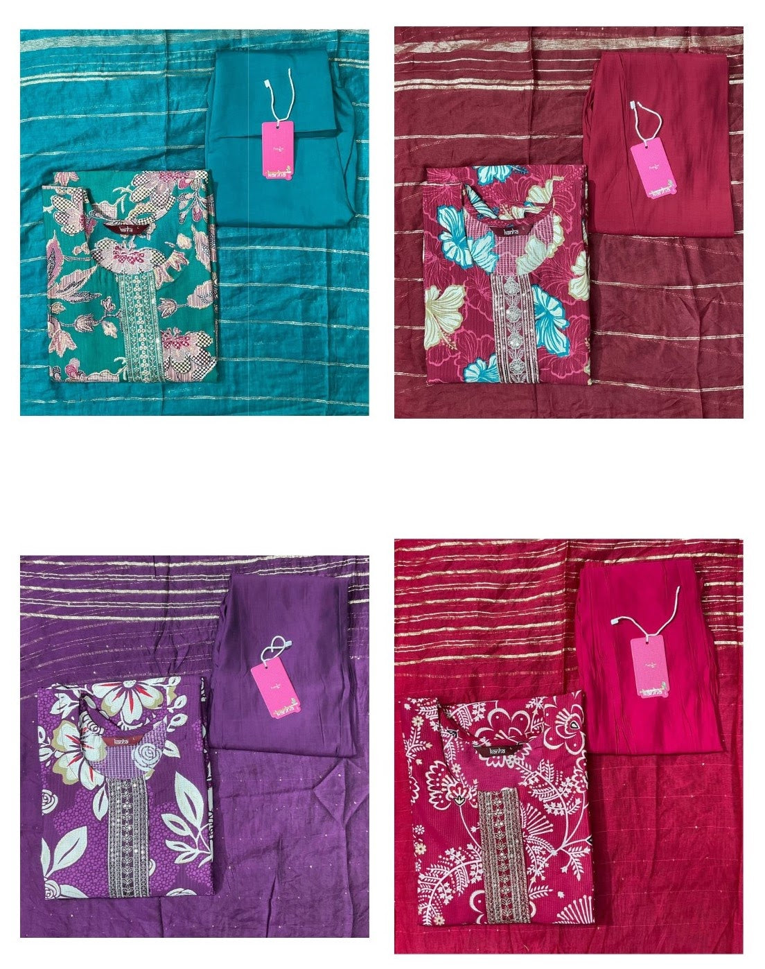 Orange Kanha Berlin Readymade Pant Style Suits Exporter Ahmedabad