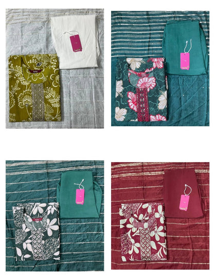 Orange Kanha Berlin Readymade Pant Style Suits Exporter Ahmedabad