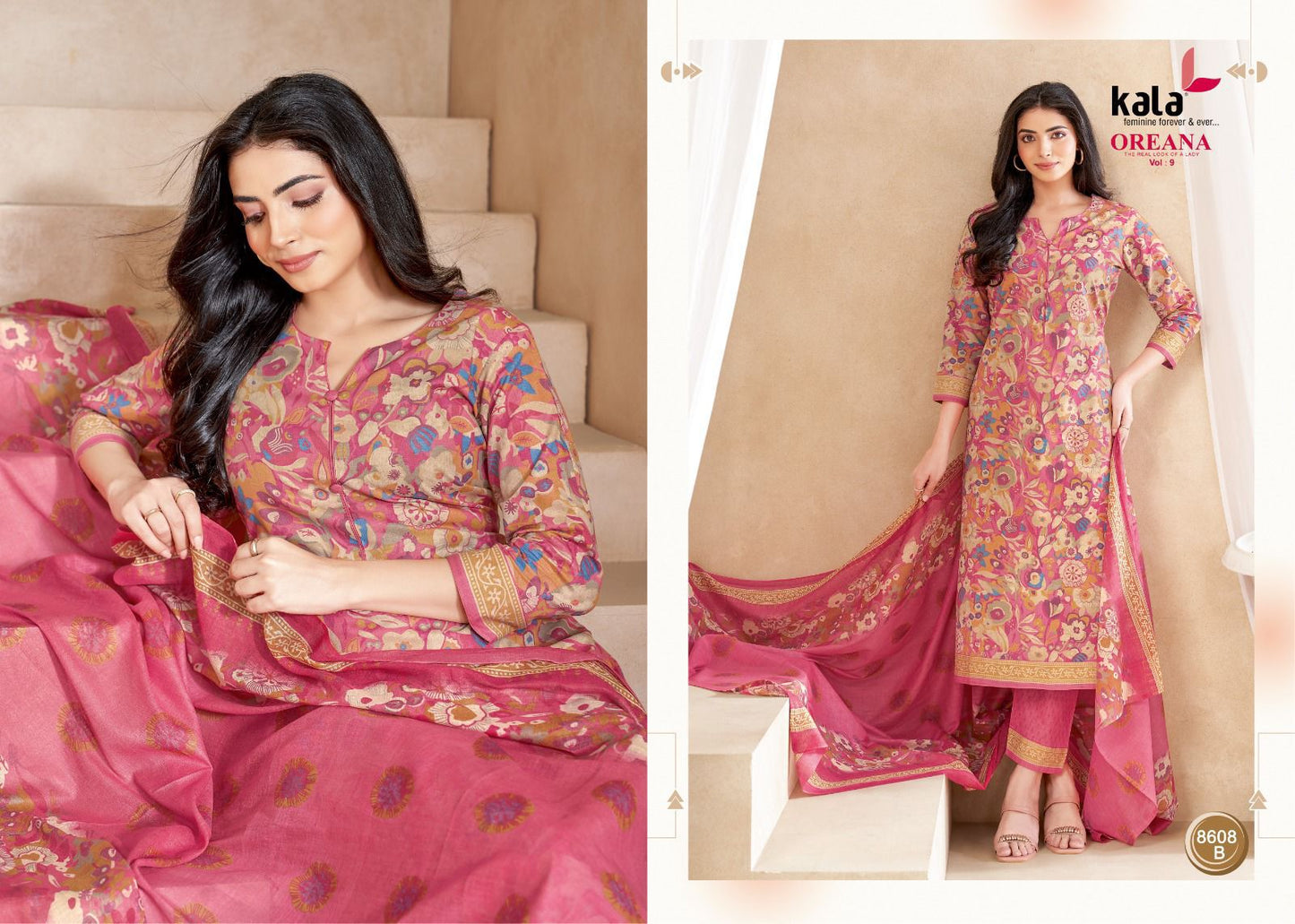 Oreana Vol 9 Kala Cotton Dress Material Supplier India