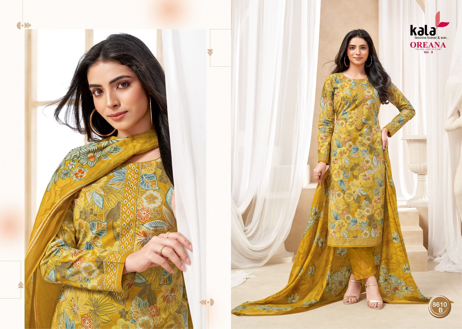 Oreana Vol 9 Kala Cotton Dress Material Supplier India