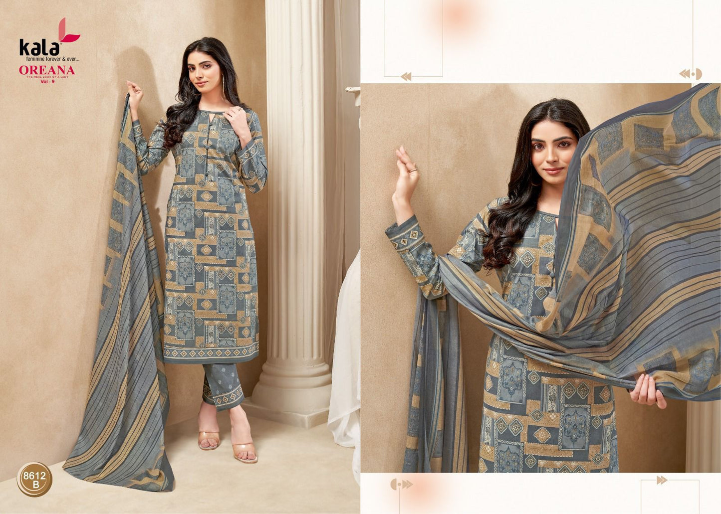 Oreana Vol 9 Kala Cotton Dress Material Supplier India