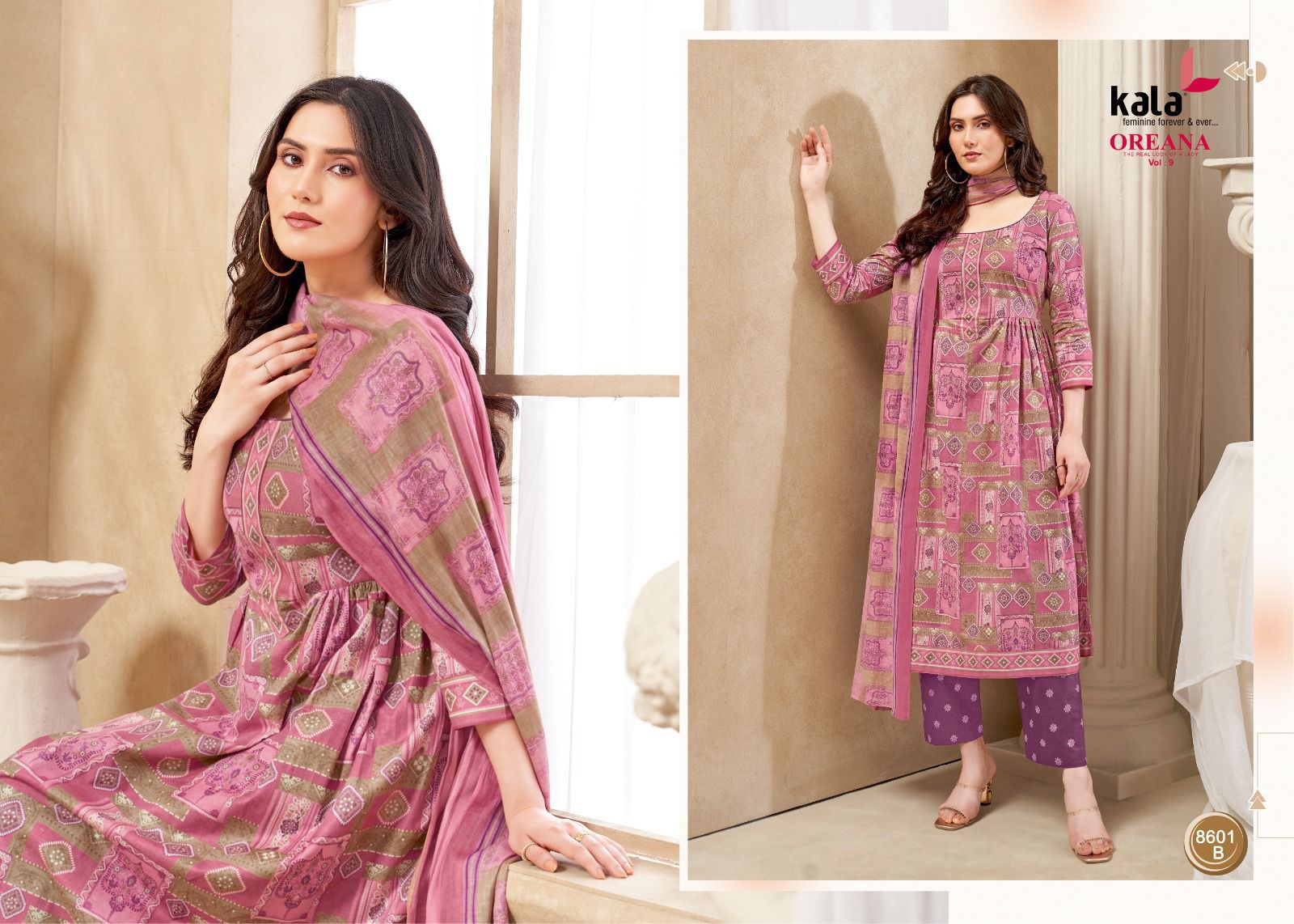 Oreana Vol 9 Kala Cotton Dress Material Supplier India