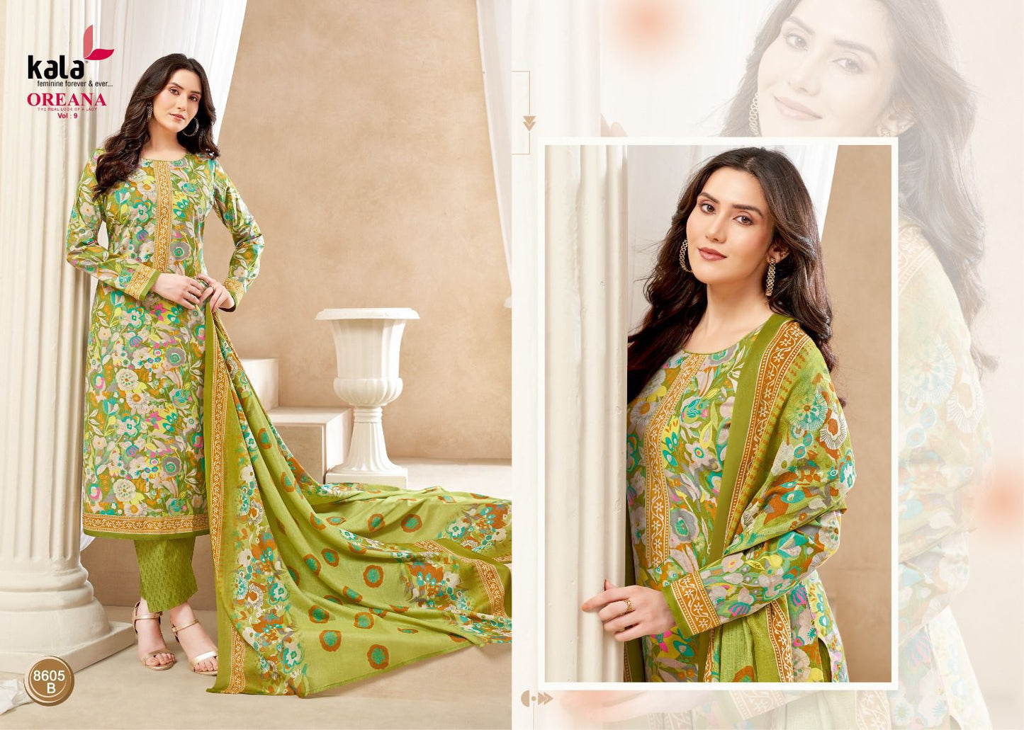 Oreana Vol 9 Kala Cotton Dress Material Supplier India