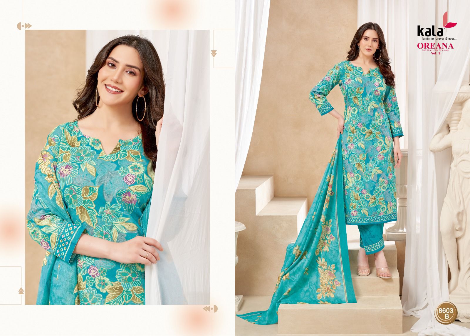 Oreana Vol 9 Kala Cotton Dress Material Supplier India
