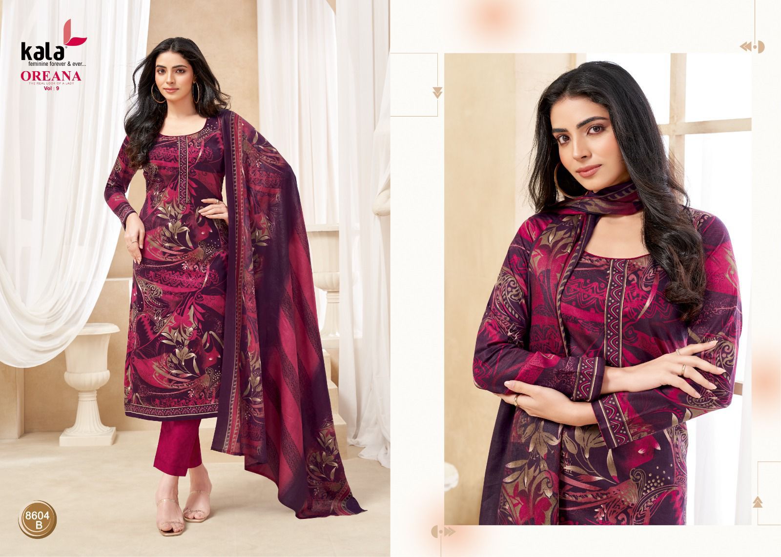 Oreana Vol 9 Kala Cotton Dress Material Supplier India