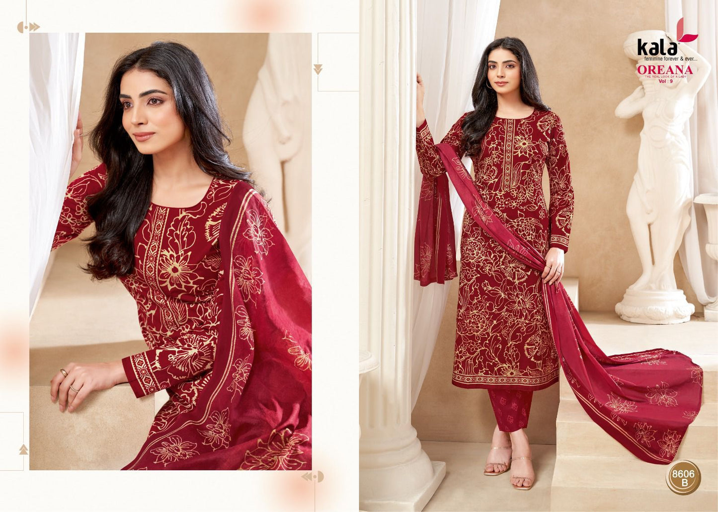 Oreana Vol 9 Kala Cotton Dress Material Supplier India