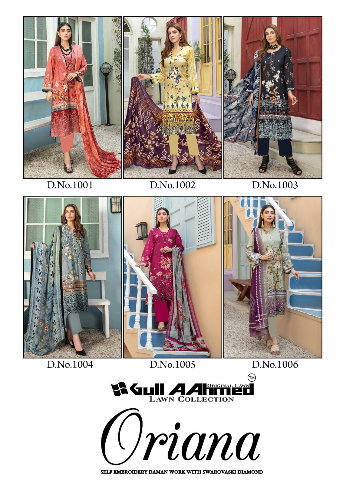 Oriana Gul Ahmed Lawn Karachi Salwar Suits