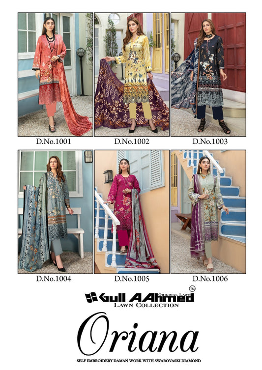 Oriana Gul Ahmed Lawn Karachi Salwar Suits