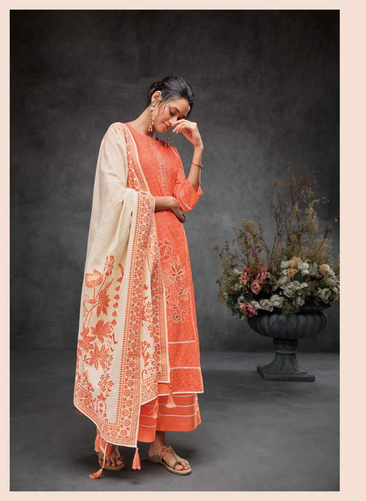 Oriana Reyna Pure Cotton Plazzo Style Suits Supplier
