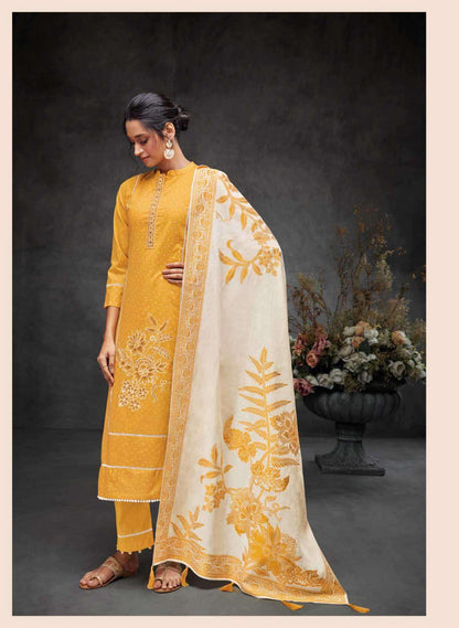 Oriana Reyna Pure Cotton Plazzo Style Suits Supplier