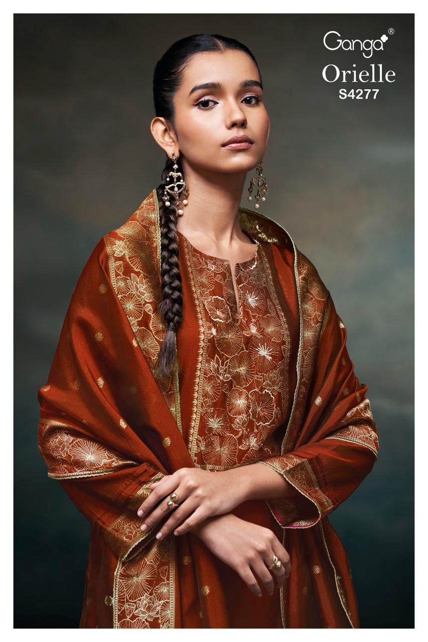Orielle 4277 Ganga Premium Viscose Pant Style Suits Manufacturer Gujarat