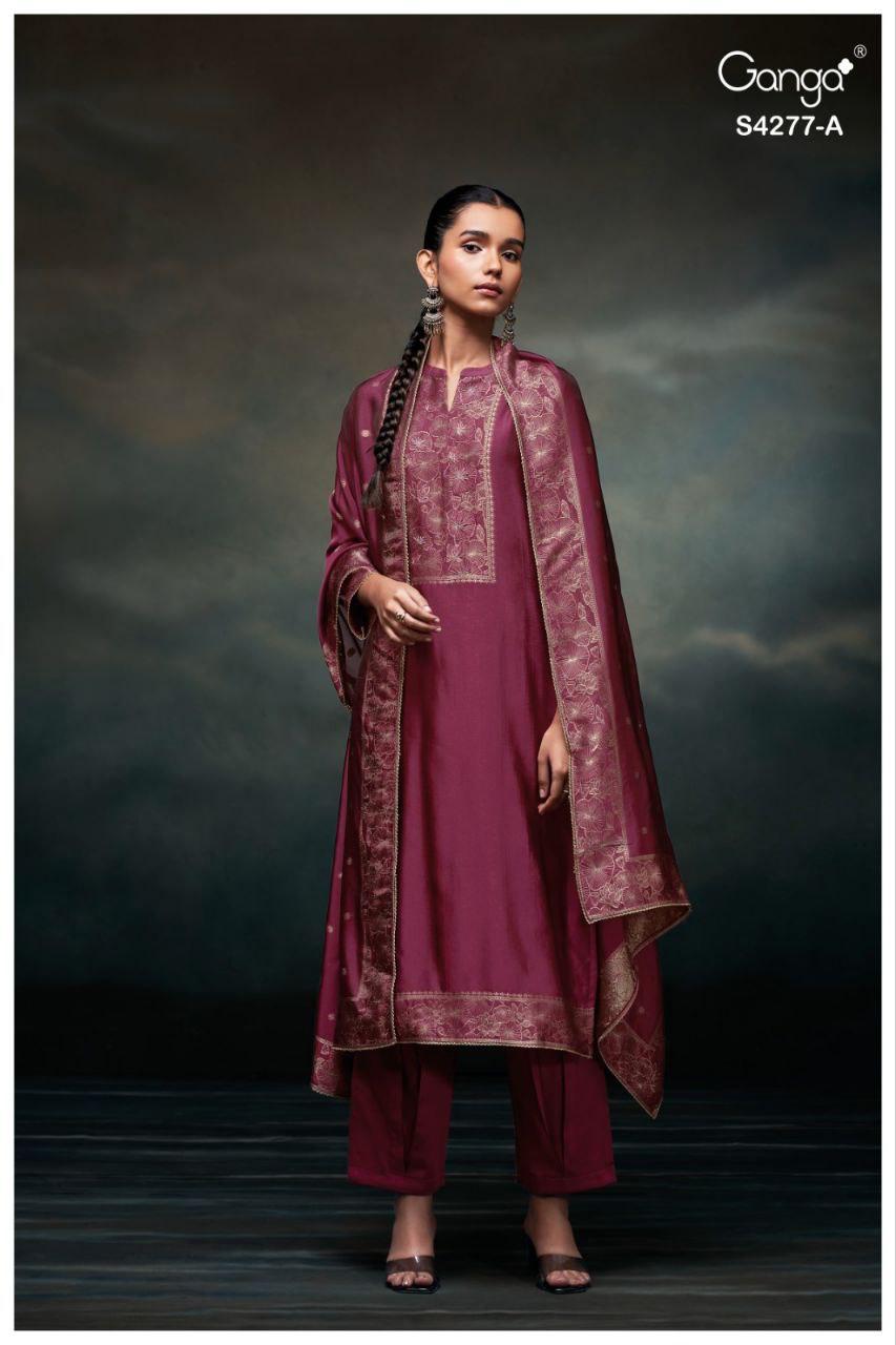 Orielle 4277 Ganga Premium Viscose Pant Style Suits Manufacturer Gujarat