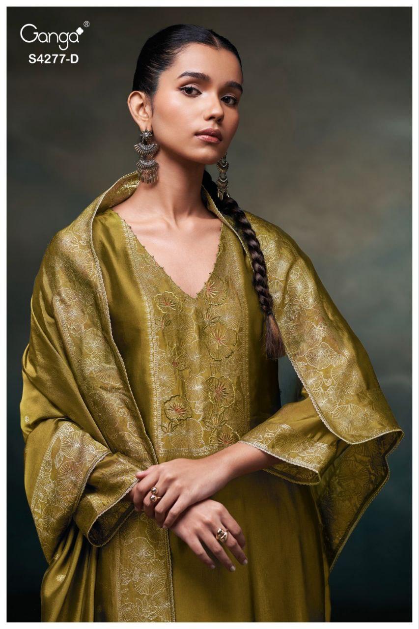 Orielle 4277 Ganga Premium Viscose Pant Style Suits Manufacturer Gujarat
