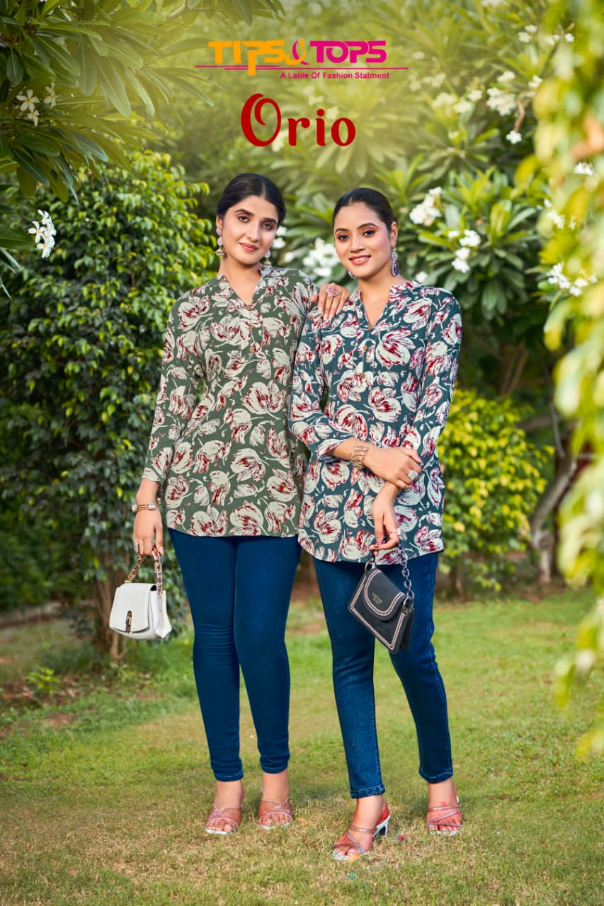 Orio Tips Tops Reyon Fancy Tops Manufacturer Ahmedabad