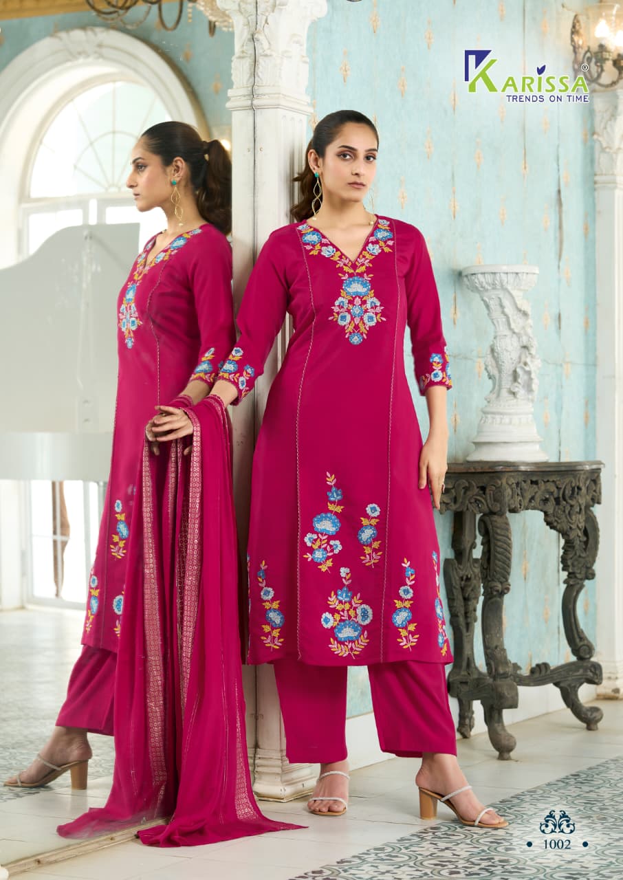 Orion Karissa Viscose Readymade Pant Style Suits Manufacturer Gujarat