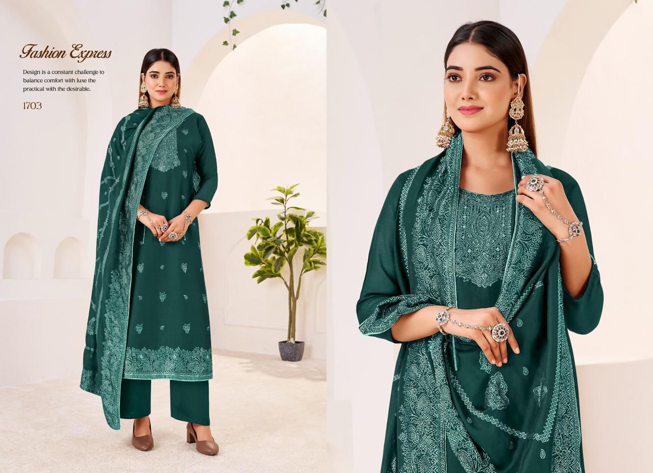 Orion Tanishk Fashion Viscose Muslin Pant Style Suits Exporter Ahmedabad