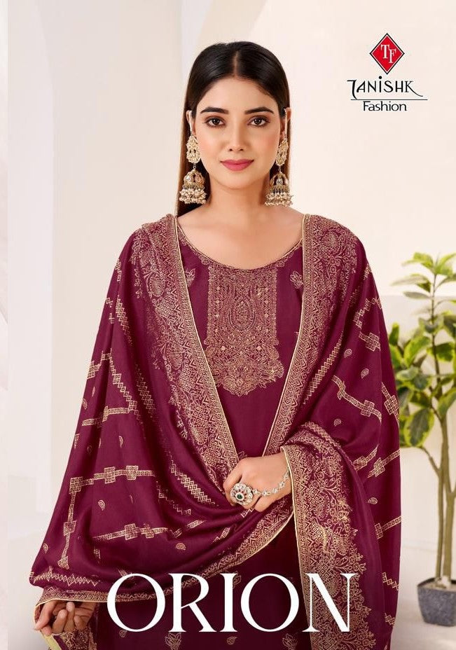 Orion Tanishk Fashion Viscose Muslin Pant Style Suits Exporter Ahmedabad