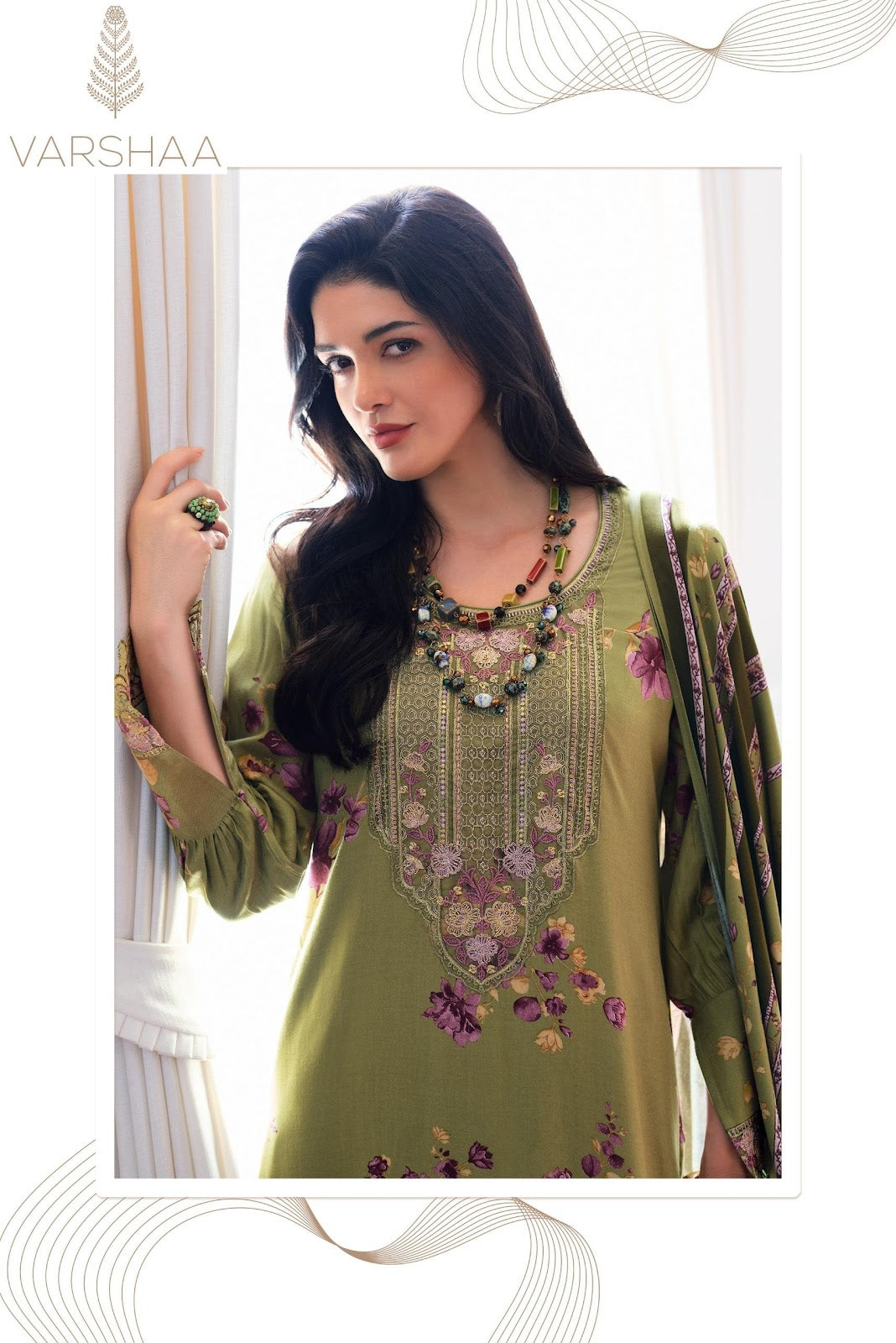 Orion Varshaa Pashmina Suits Supplier Gujarat