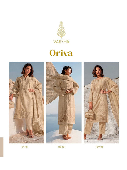 Oriva Varshaa Viscose Pant Style Suits Manufacturer