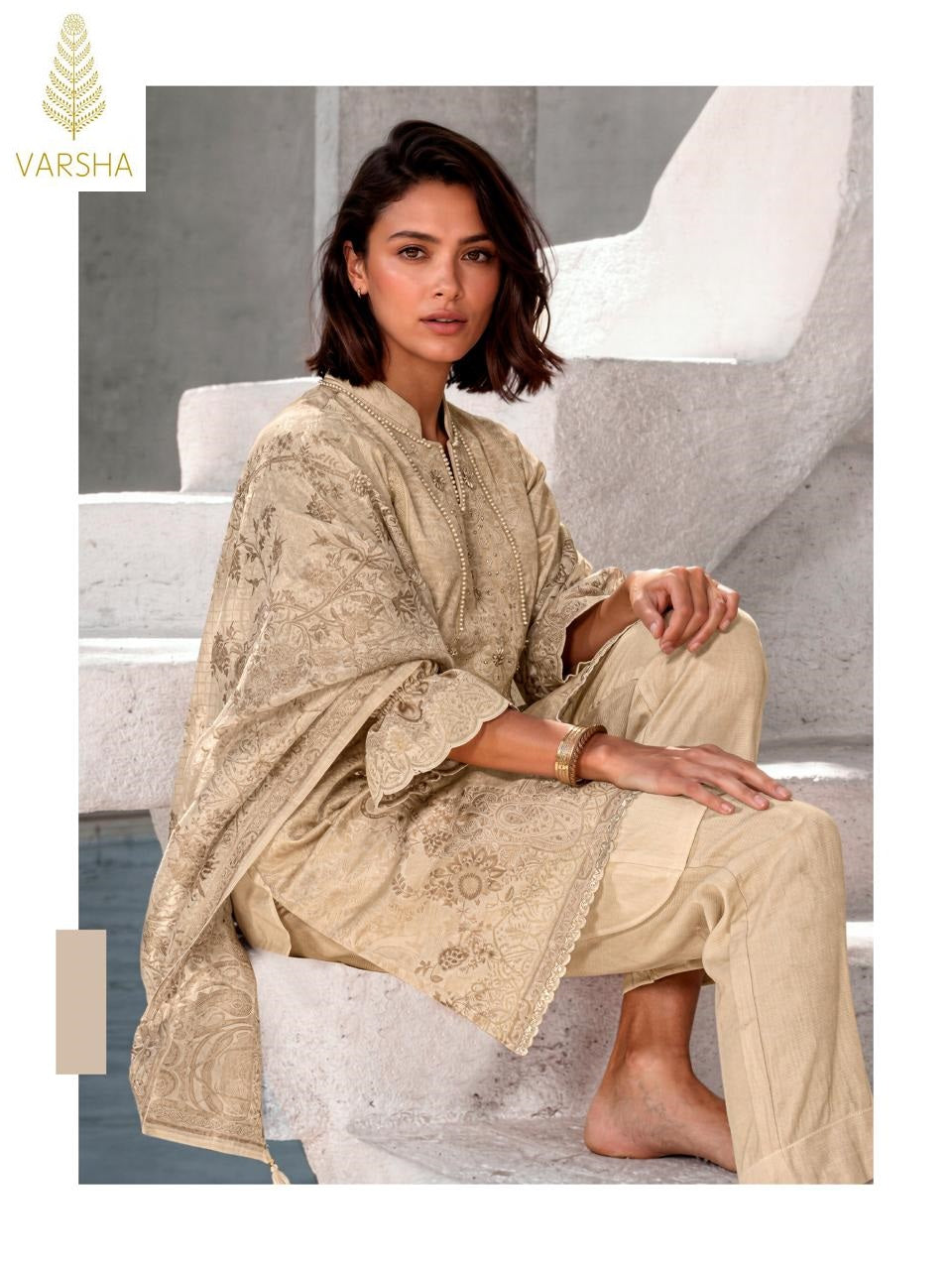 Oriva Varshaa Viscose Pant Style Suits Manufacturer
