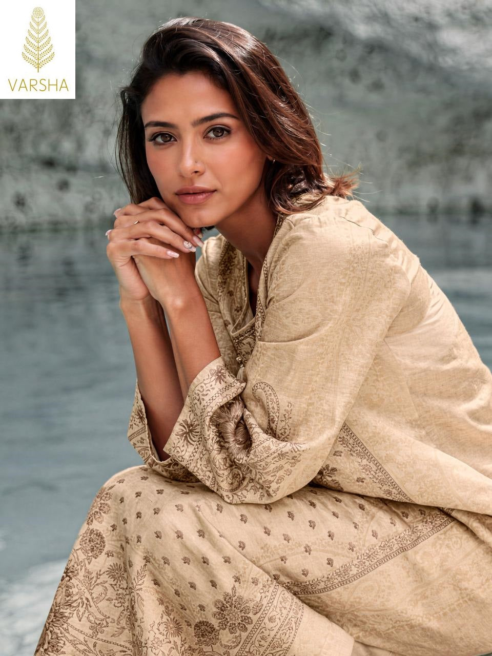 Oriva Varshaa Viscose Pant Style Suits Manufacturer