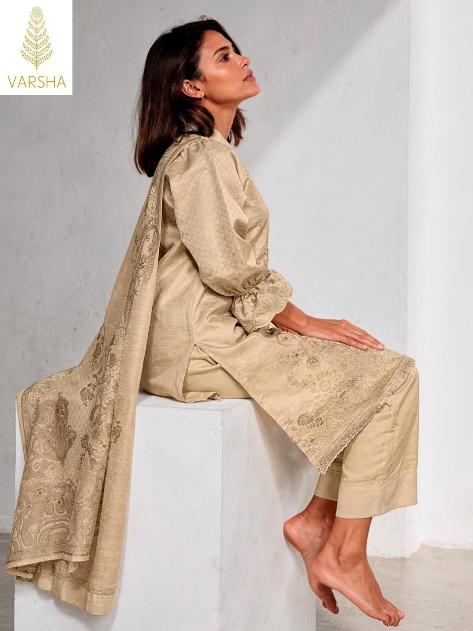 Oriva Varshaa Viscose Pant Style Suits Manufacturer