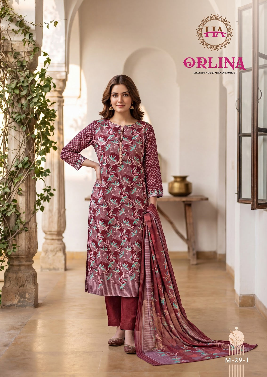 Orlina Harshit Fashion Pure Zam Karachi Salwar Suits Wholesaler Ahmedabad