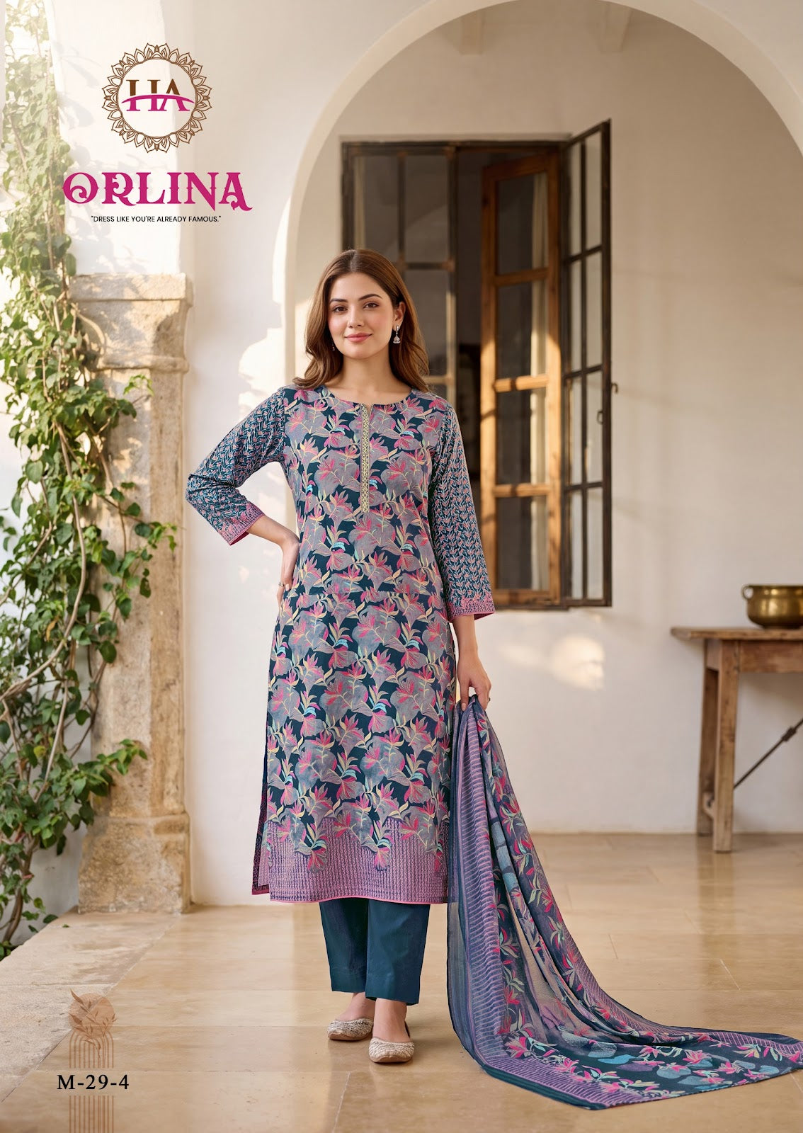 Orlina Harshit Fashion Pure Zam Karachi Salwar Suits Wholesaler Ahmedabad