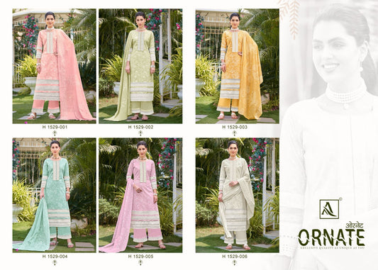 Ornate Alok Cambric Cotton Plazzo Style Suits