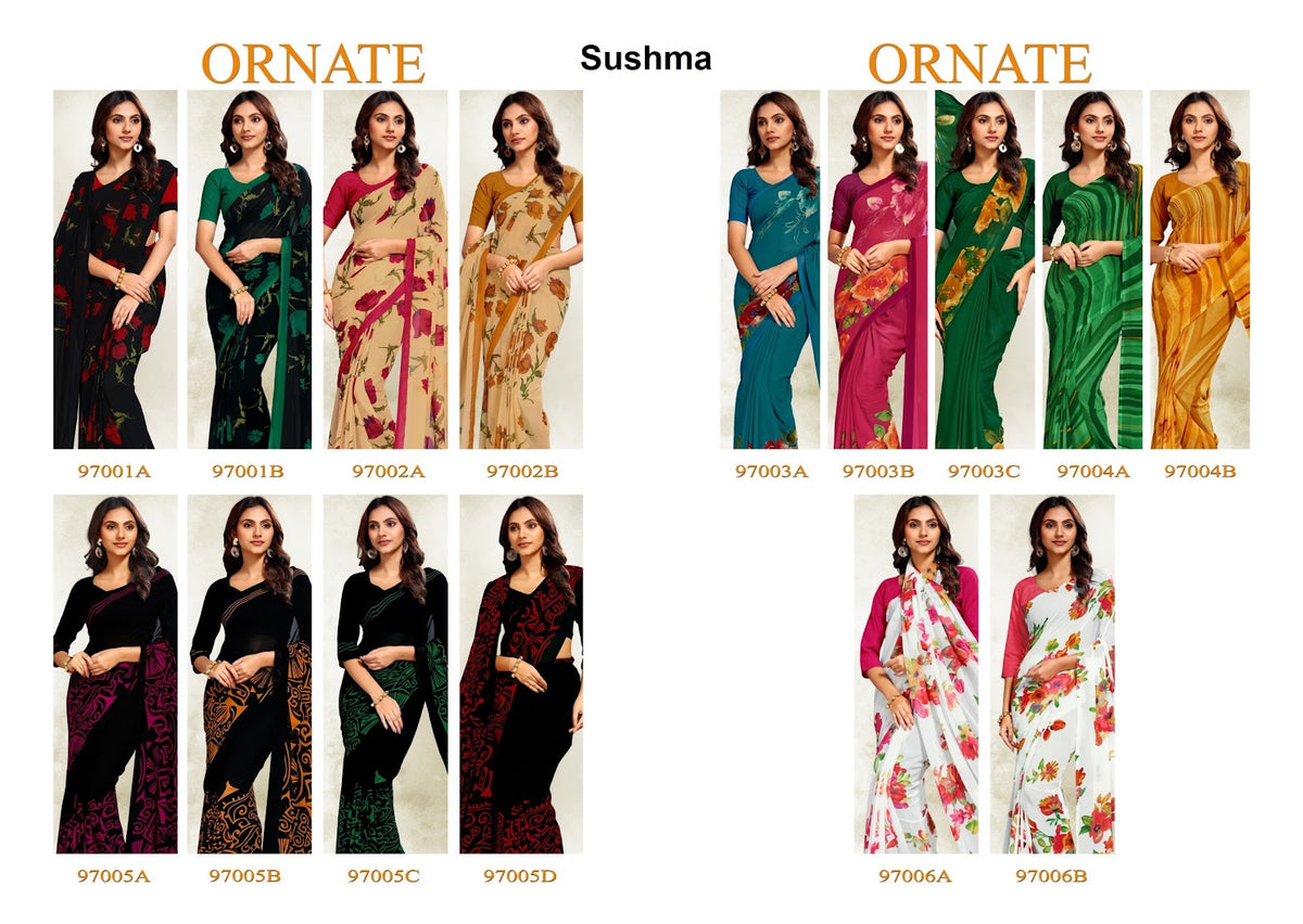 Ornate Sushma Sarees Manufacturer Gujarat
