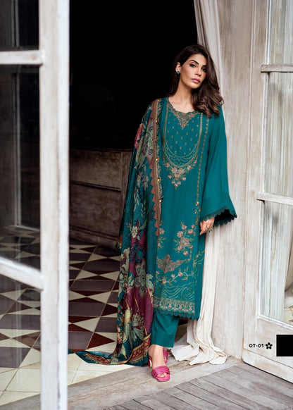 Ornate Varsha Fashions Viscose Muslin Pant Style Suits Wholesale Price