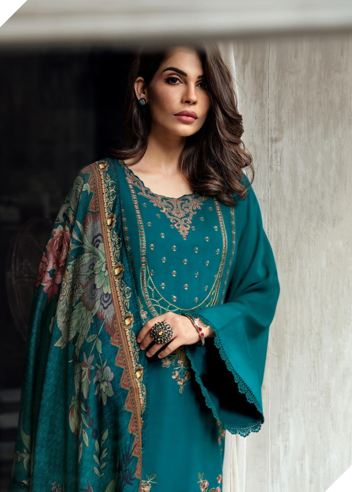 Ornate Varsha Fashions Viscose Muslin Pant Style Suits Wholesale Price