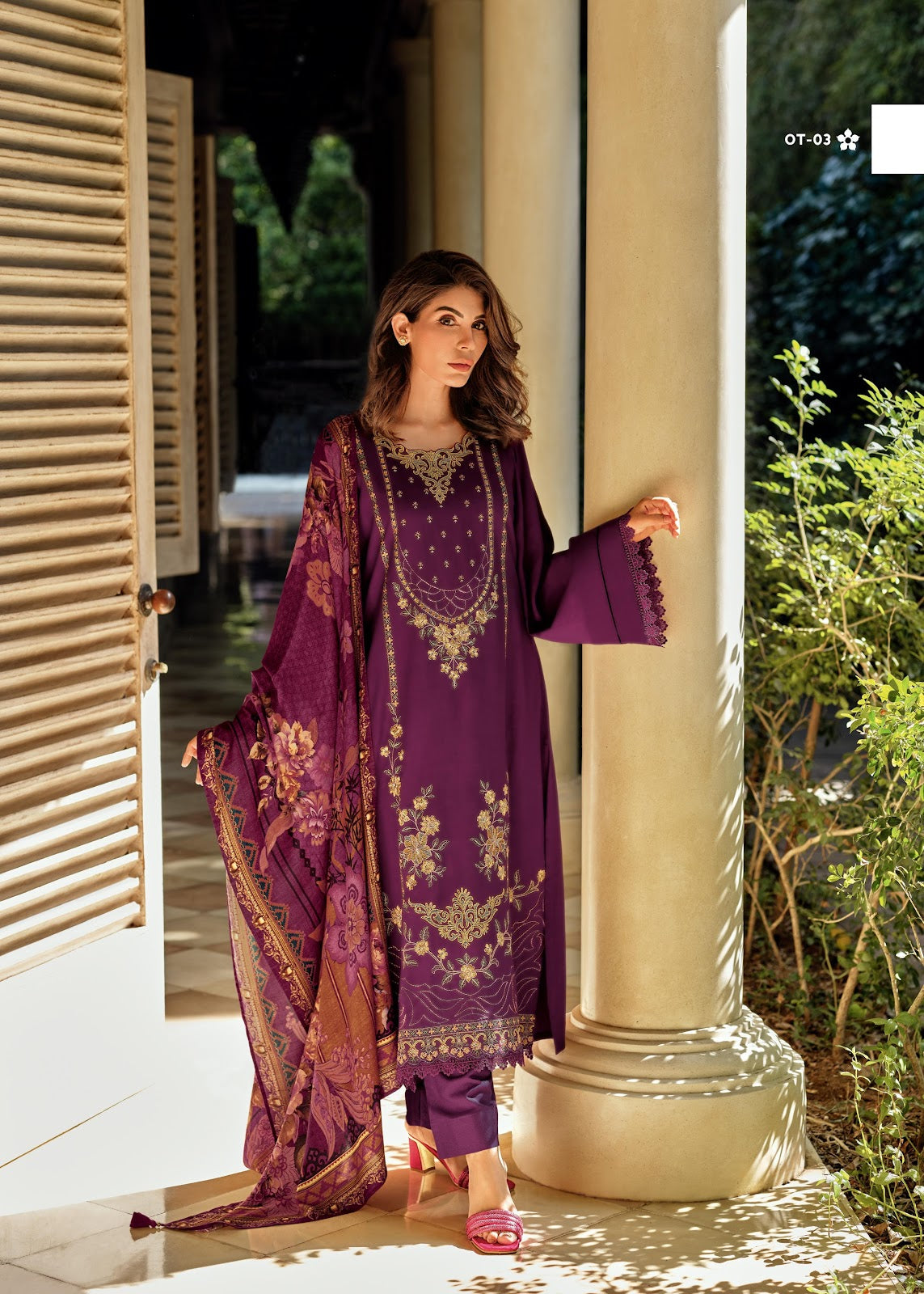 Ornate Varsha Fashions Viscose Muslin Pant Style Suits Wholesale Price