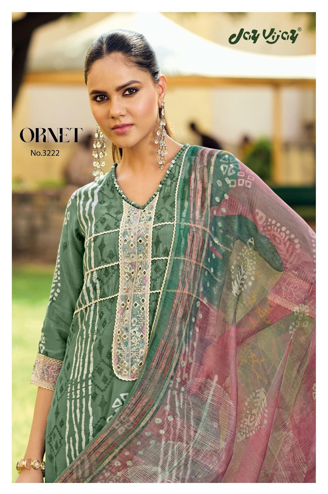 Ornet 3222 Jay Vijay Moga Silk Pant Style Suits Wholesale Price