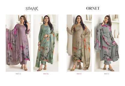 Ornet Simar Pashmina Suits Wholesaler