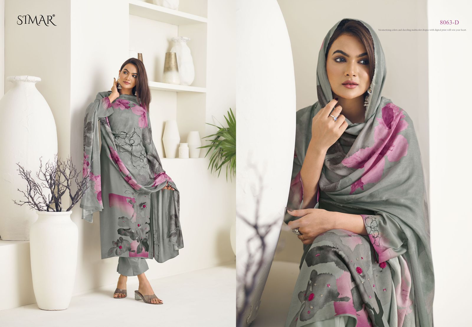 Ornet Simar Pashmina Suits Wholesaler