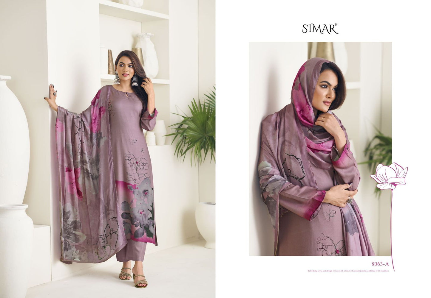 Ornet Simar Pashmina Suits Wholesaler