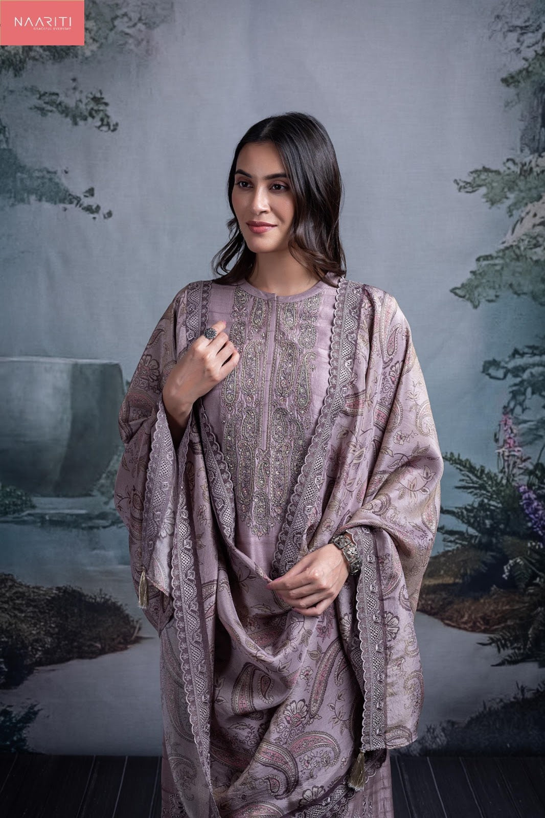 Oryn Naariti Tusser Silk Pant Style Suits Wholesale Price