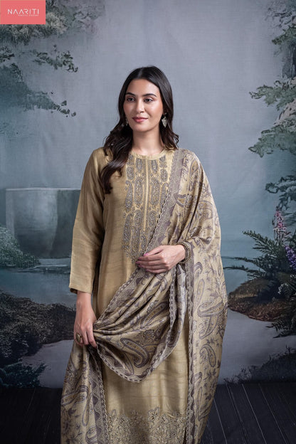 Oryn Naariti Tusser Silk Pant Style Suits Wholesale Price