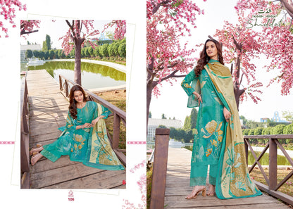 Oryn Shiddat Esta Designs Cambric Cotton Plazzo Style Suits Wholesaler