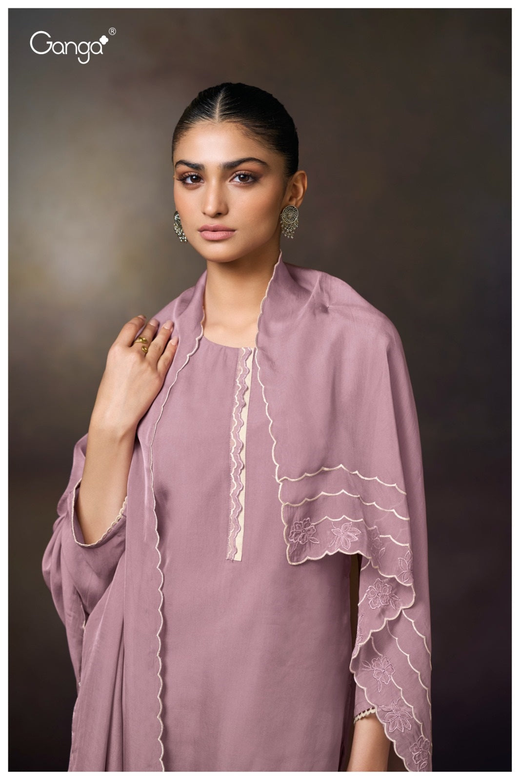 Orysia 3468 Ganga Organza Plazzo Style Suits Exporter Gujarat